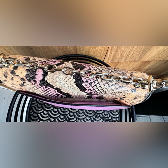 NWT! Kate ♠️ RARE!! SALE!!!!! Robyn Exotic Crossbody Saddle Bag - Picture 9 of 11